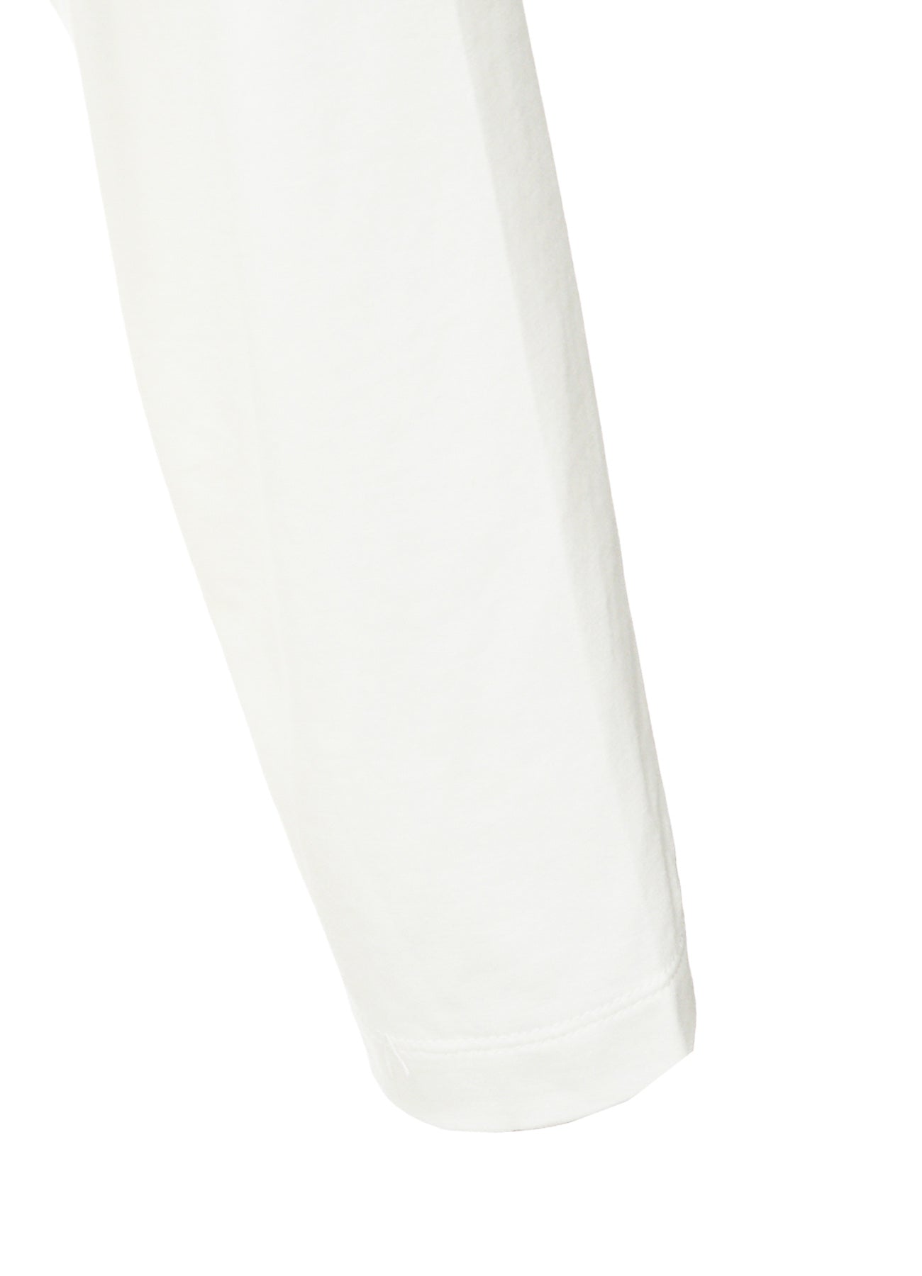 SUVIN JERSEY ASYMMETRIC ROUND NECK T-SHIRT
