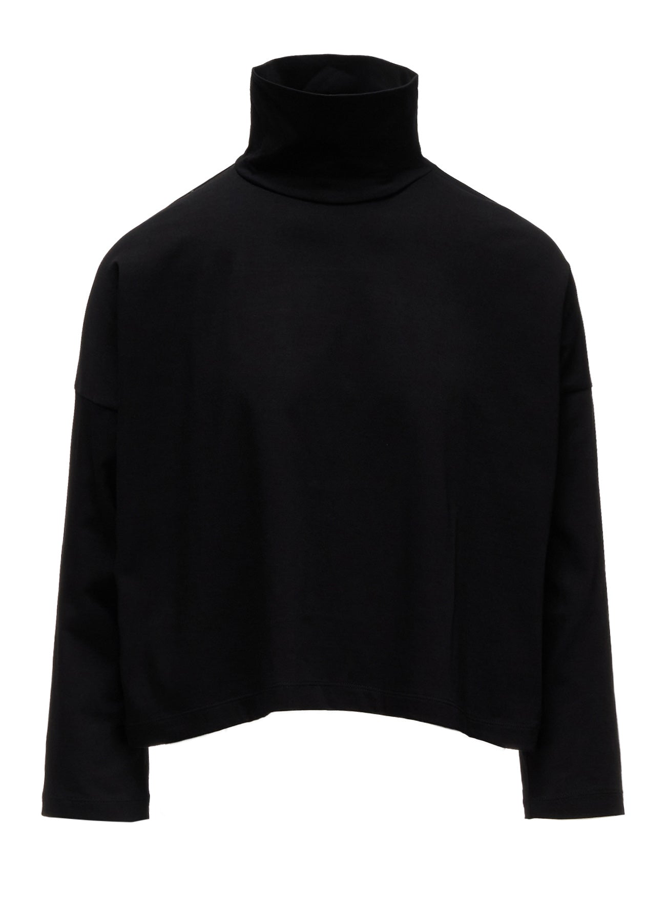 SUVIN JERSEY SHORT HIGH NECK T-SHIRT