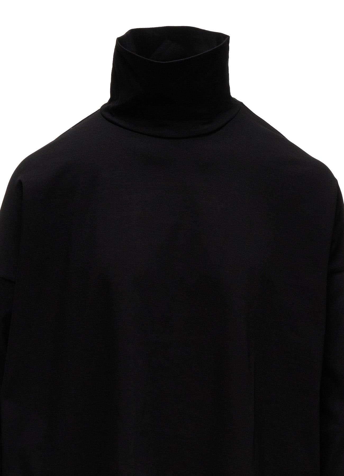 SUVIN JERSEY SHORT HIGH NECK T-SHIRT
