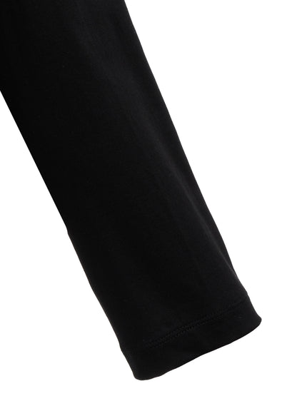 SUVIN JERSEY SHORT HIGH NECK T-SHIRT