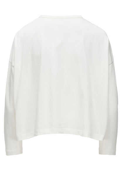 SUVIN JERSEY SHORT ROUND NECK CARDIGAN