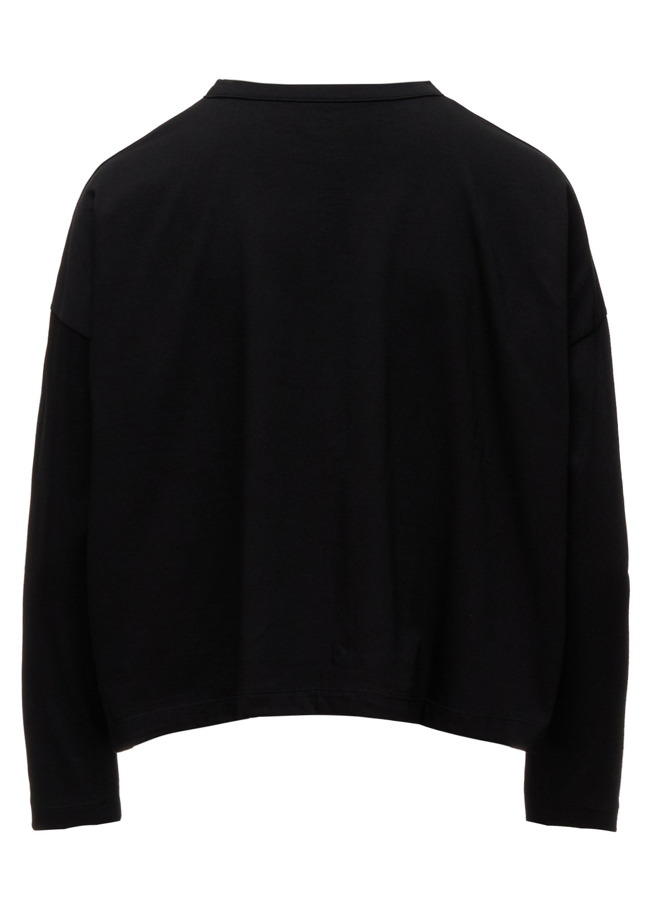 SUVIN JERSEY SHORT ROUND NECK CARDIGAN
