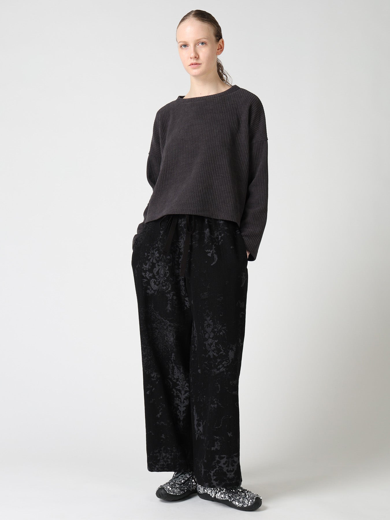 さっとも WIDE CORDUROY SHORT T-SHIRT – THE SHOP YOHJI YAMAMOTO