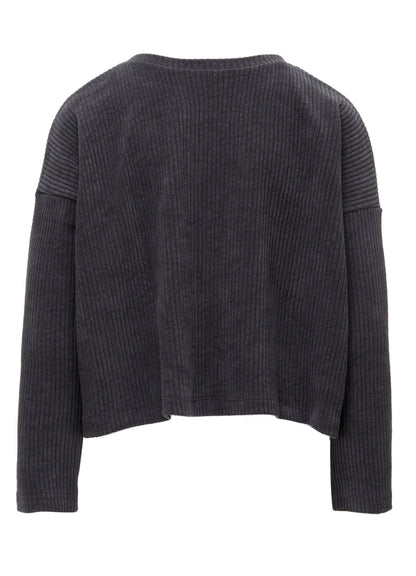 WIDE CORDUROY SHORT T-SHIRT