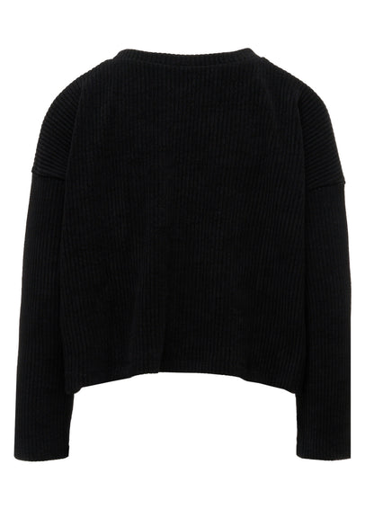 WIDE CORDUROY SHORT T-SHIRT
