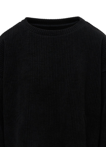 WIDE CORDUROY SHORT T-SHIRT