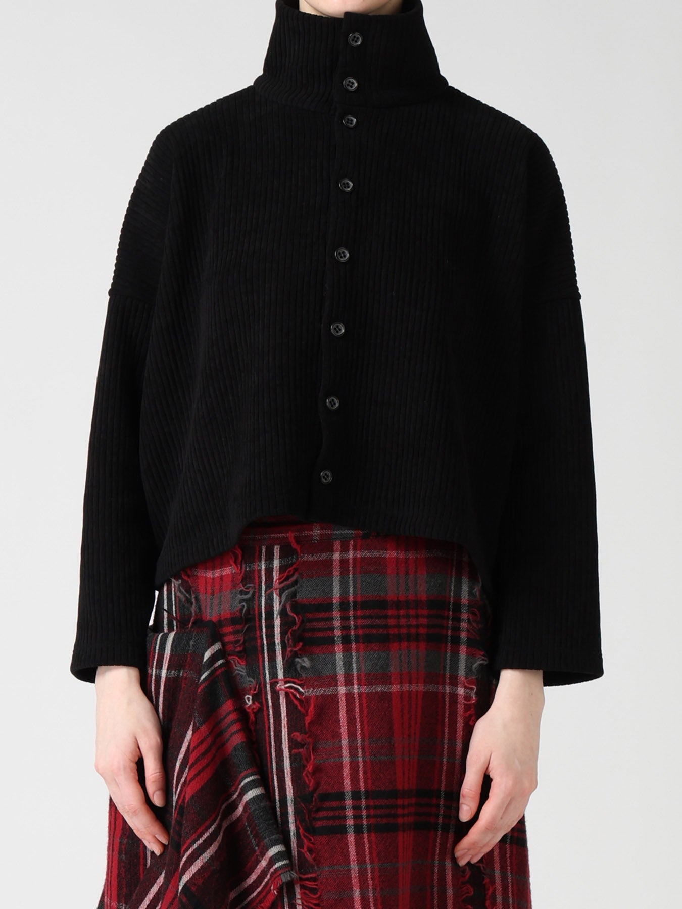 WIDE CORDUROY SHORT CARDIGAN – THE SHOP YOHJI YAMAMOTO