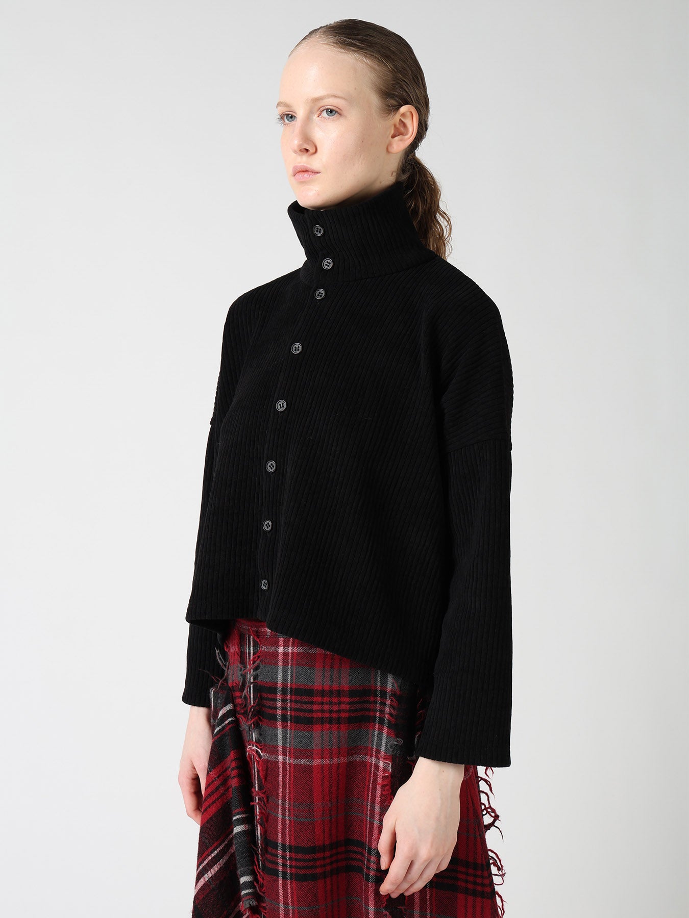 WIDE CORDUROY SHORT CARDIGAN – THE SHOP YOHJI YAMAMOTO