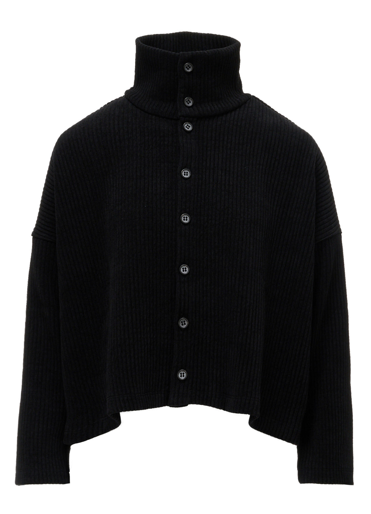 WIDE CORDUROY SHORT CARDIGAN