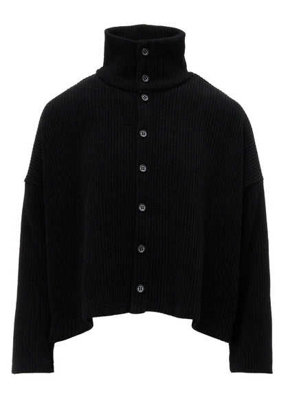 WIDE CORDUROY SHORT CARDIGAN