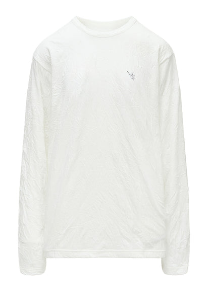 COTTON JERSEY Y'S STITCH LONG SLEEVE BIG T-SHIRT