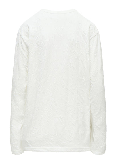 COTTON JERSEY Y'S STITCH LONG SLEEVE BIG T-SHIRT