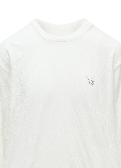 COTTON JERSEY Y'S STITCH LONG SLEEVE BIG T-SHIRT
