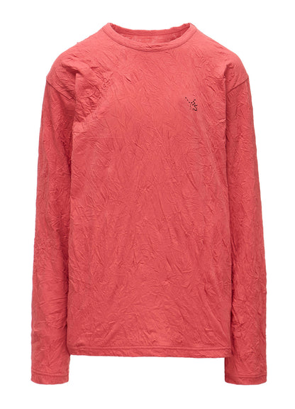 COTTON JERSEY Y'S STITCH LONG SLEEVE BIG T-SHIRT