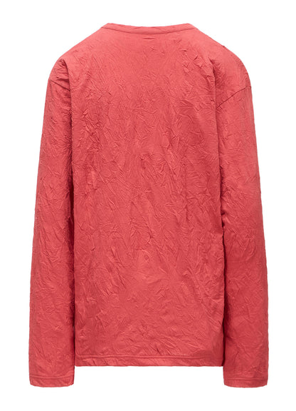 COTTON JERSEY Y'S STITCH LONG SLEEVE BIG T-SHIRT