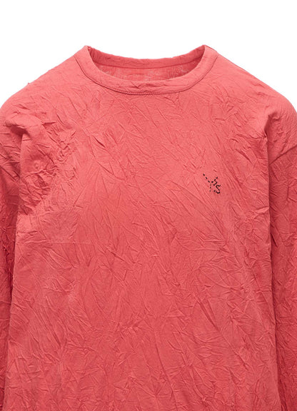 COTTON JERSEY Y'S STITCH LONG SLEEVE BIG T-SHIRT
