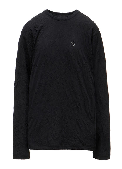 COTTON JERSEY Y'S STITCH LONG SLEEVE BIG T-SHIRT