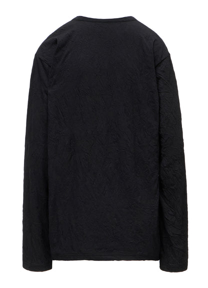 COTTON JERSEY Y'S STITCH LONG SLEEVE BIG T-SHIRT