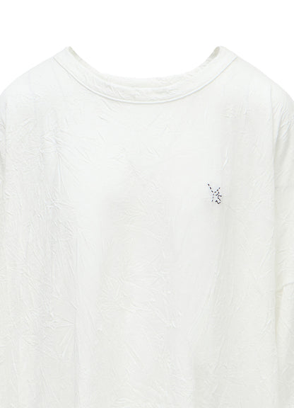 COTTON JERSEY Y'S STITCH OVERSIZED T-SHIRT