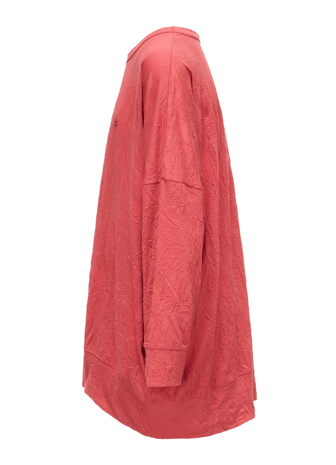 COTTON JERSEY Y'S STITCH OVERSIZED T-SHIRT