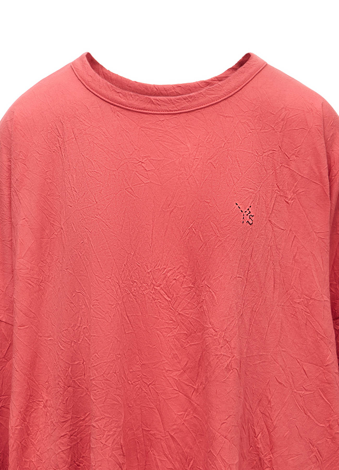 COTTON JERSEY Y'S STITCH OVERSIZED T-SHIRT
