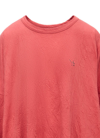 COTTON JERSEY Y'S STITCH OVERSIZED T-SHIRT