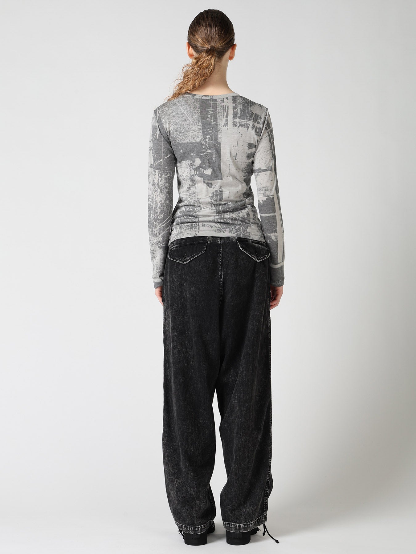 "DESOLATE CITY" JERSEY LONG SLEEVE T-SHIRT