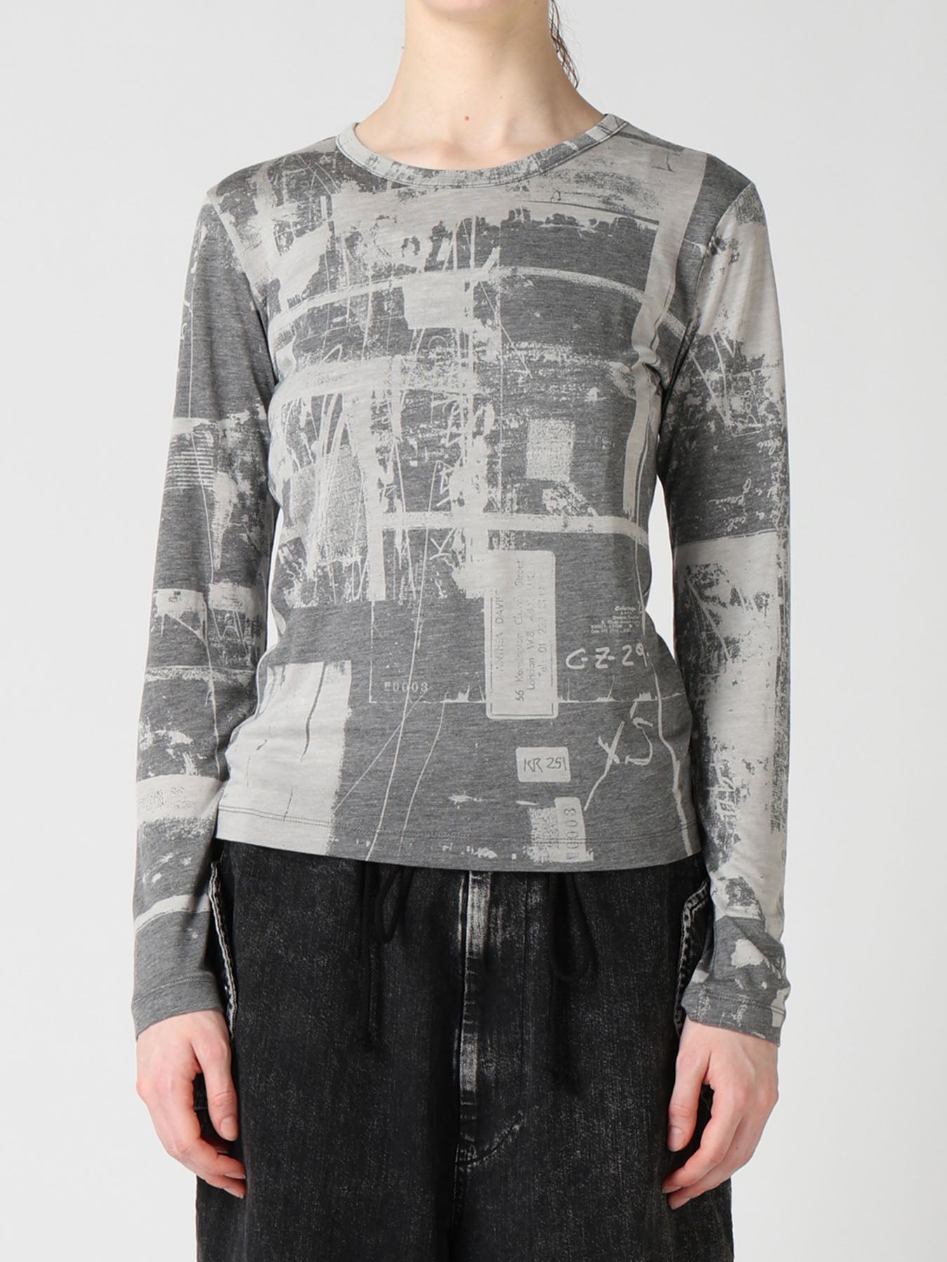 "DESOLATE CITY" JERSEY LONG SLEEVE T-SHIRT