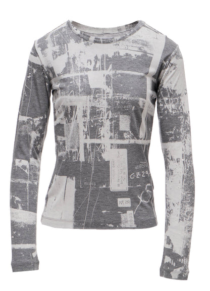"DESOLATE CITY" JERSEY LONG SLEEVE T-SHIRT