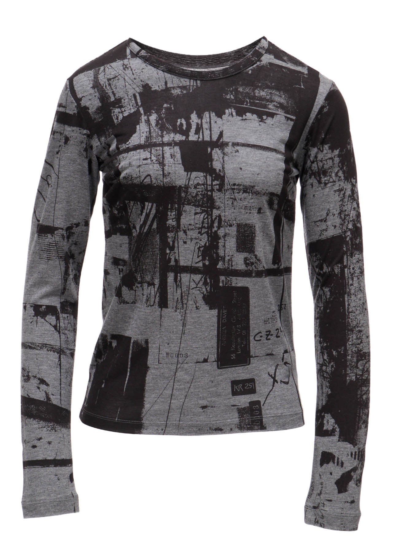 "DESOLATE CITY" JERSEY LONG SLEEVE T-SHIRT