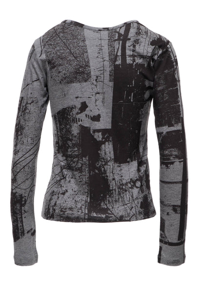 "DESOLATE CITY" JERSEY LONG SLEEVE T-SHIRT
