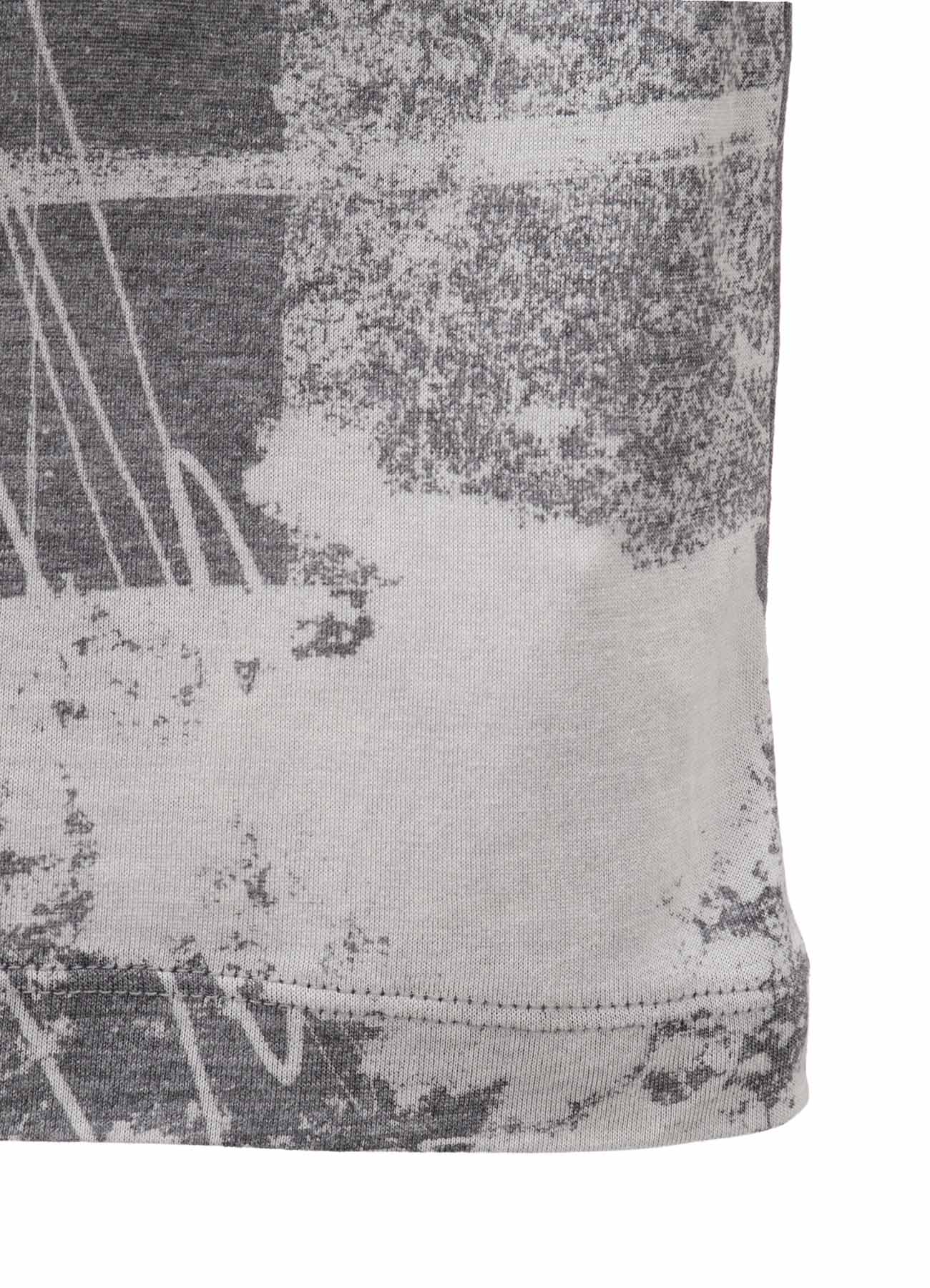 "DESOLATE CITY" JERSEY LONG SLEEVE HIGH NECK T-SHIRT