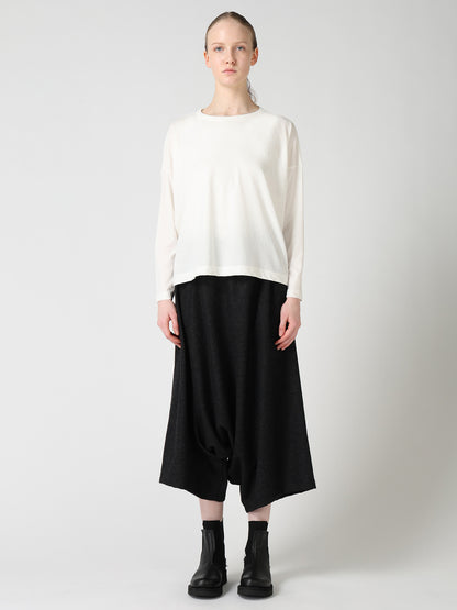 HARD TWISTED JERSEY ROUND NECK SHORT T-SHIRT