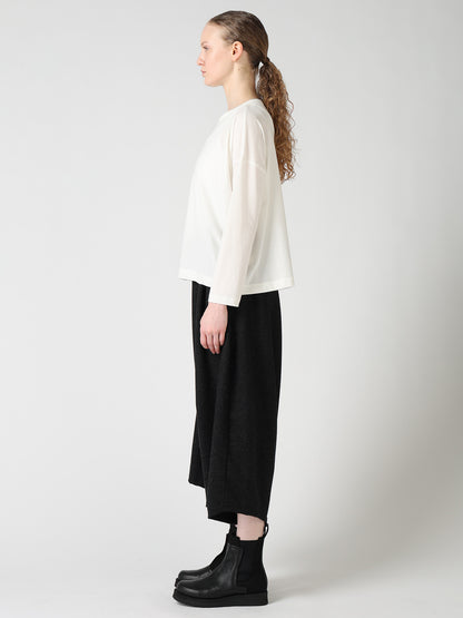 HARD TWISTED JERSEY ROUND NECK SHORT T-SHIRT