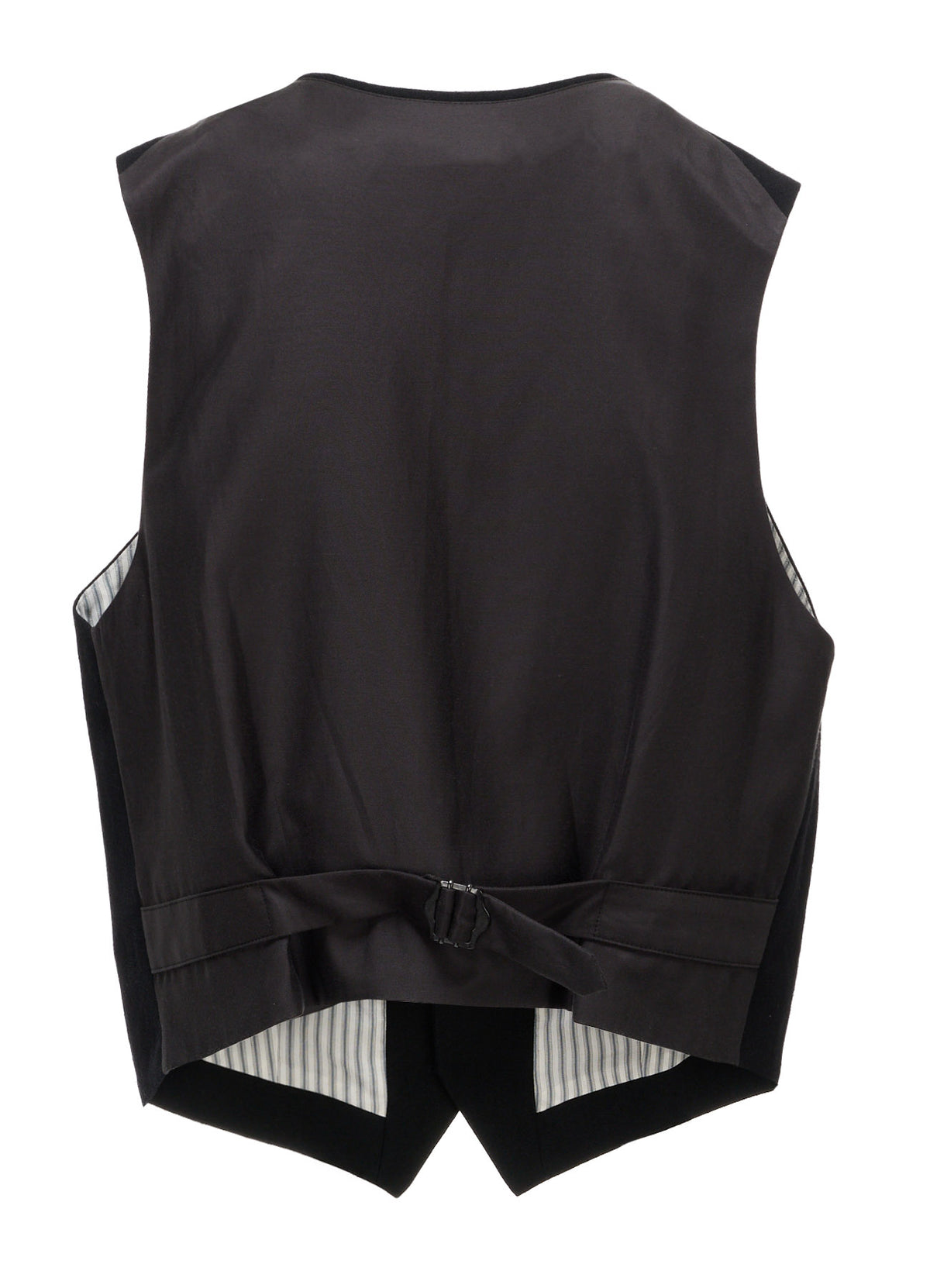 HERRINGBONE COLLARLESS VEST