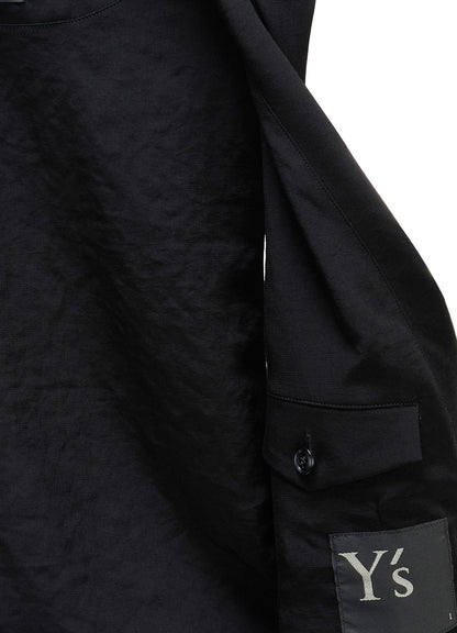 TA/PE CREPE DE CHINE COLLARLESS VEST