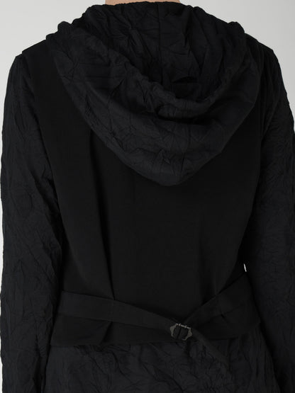TA/PE CREPE DE CHINE COLLARLESS VEST