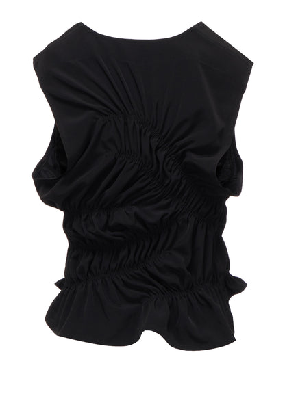TA/PE SUPER VIYON TUSSER GATHERED VEST