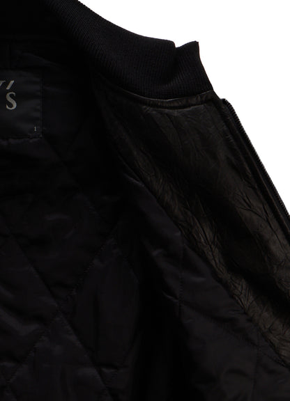 SOFT LEATHER DOUBLE ZIP BLOUSON