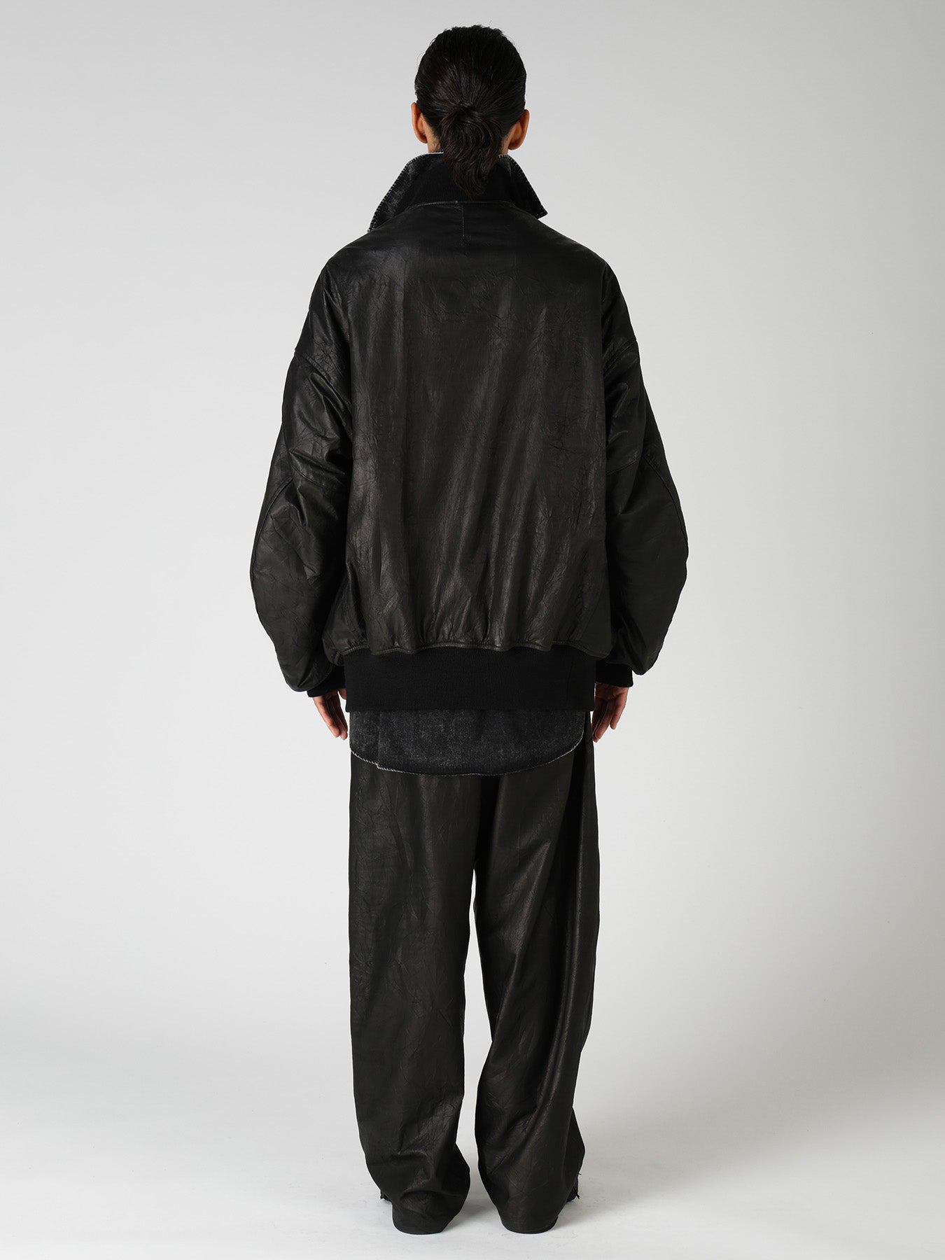 SOFT LEATHER DOUBLE ZIP BLOUSON