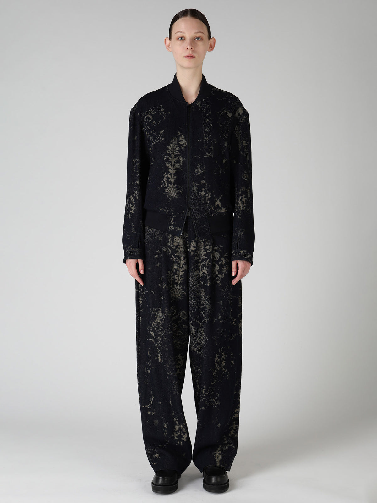 DENIM JACQUARD BLOUSON