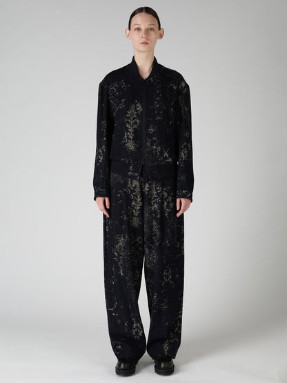 DENIM JACQUARD BLOUSON