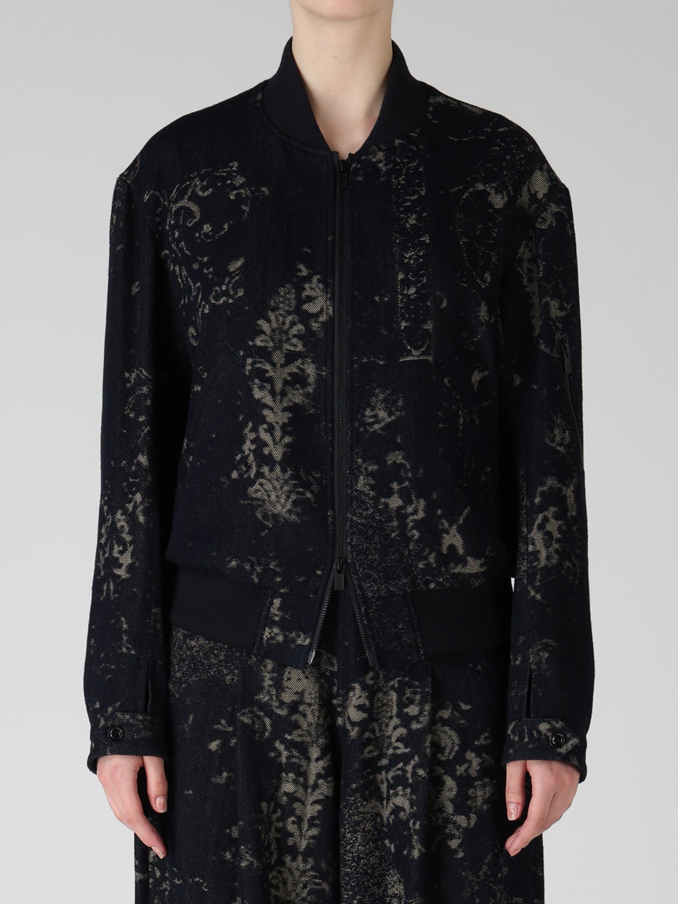 DENIM JACQUARD BLOUSON