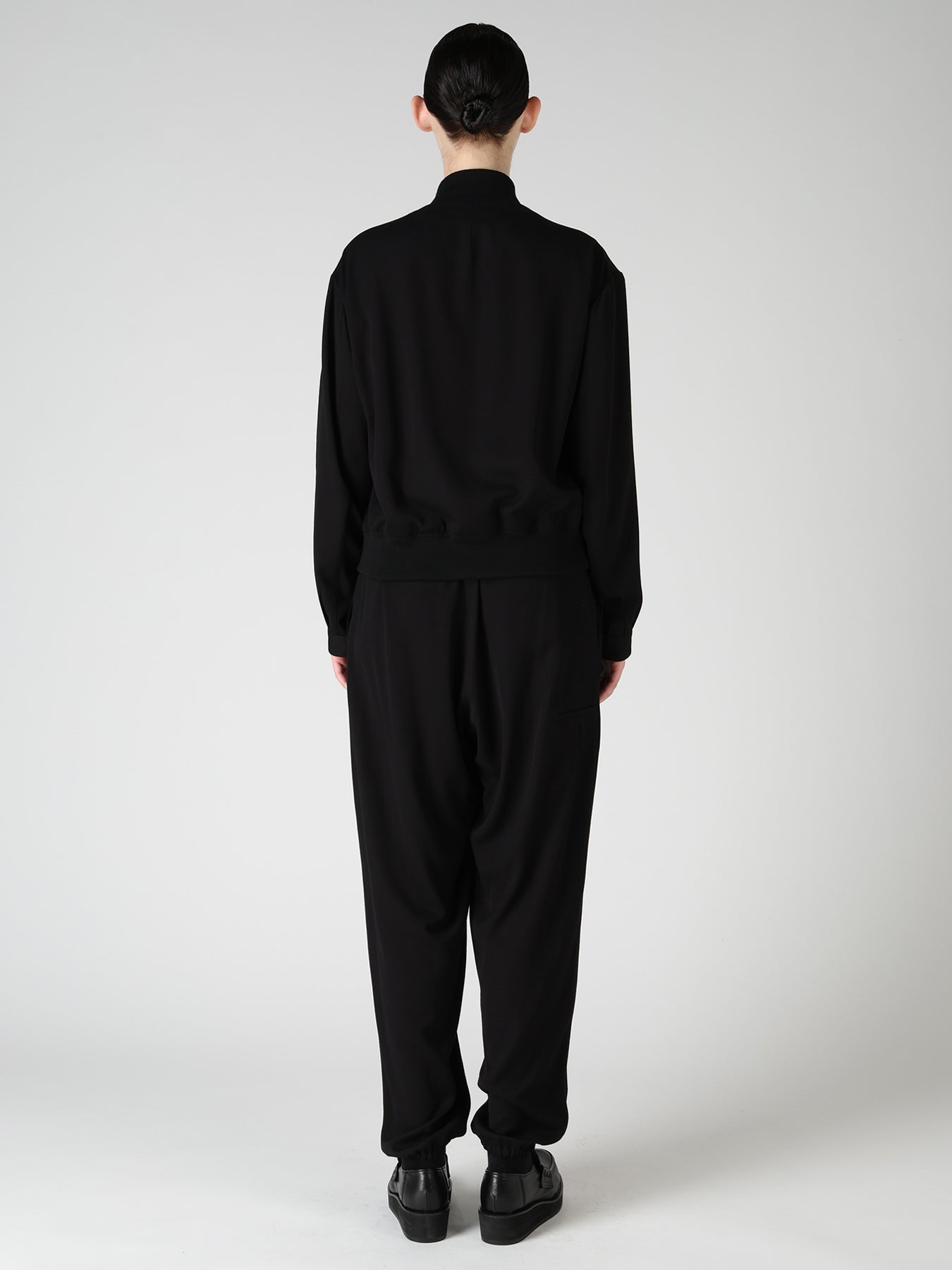 VISCOSE/TRIACETATE BLEND BLOUSON