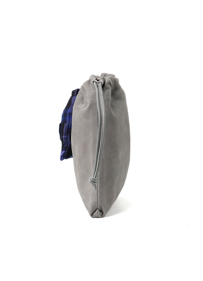 LEATHER STRING LEATHER POUCH