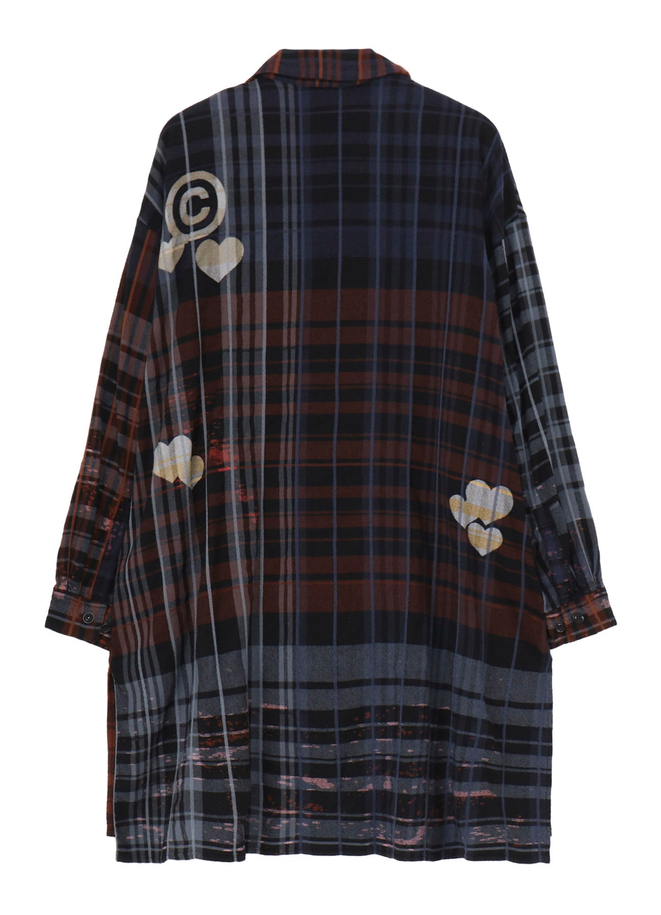 Y’s × CPD HOOME PLAID BLOUSE
