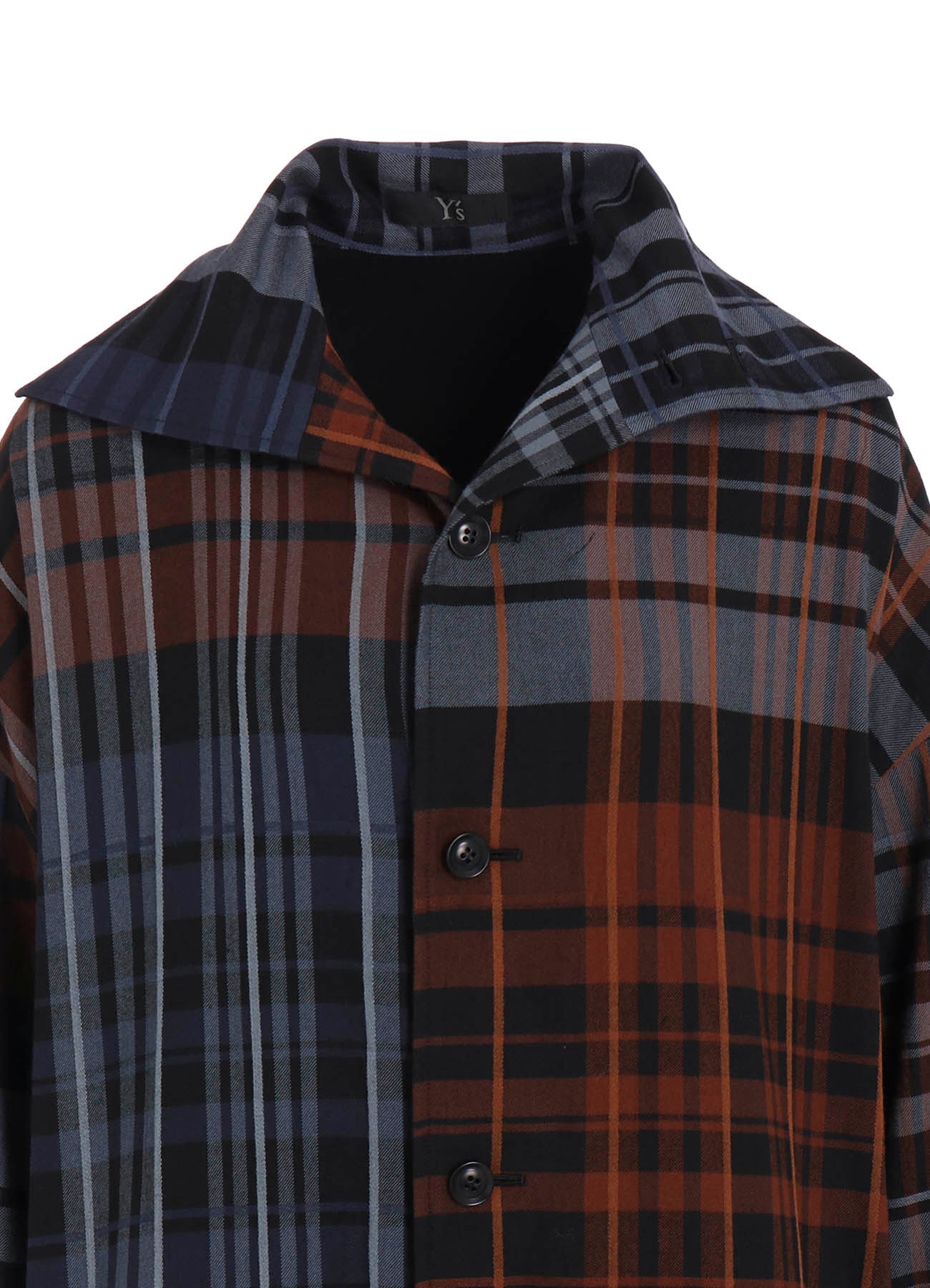 WOOL BLEND PLAID DRESS