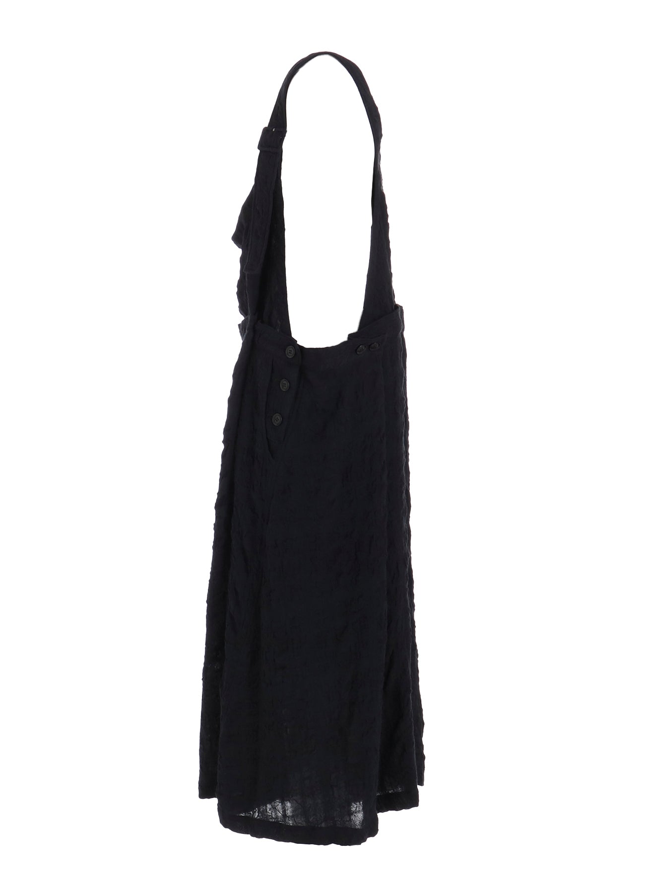MILLED COTTON WOOL PLAID DRESS