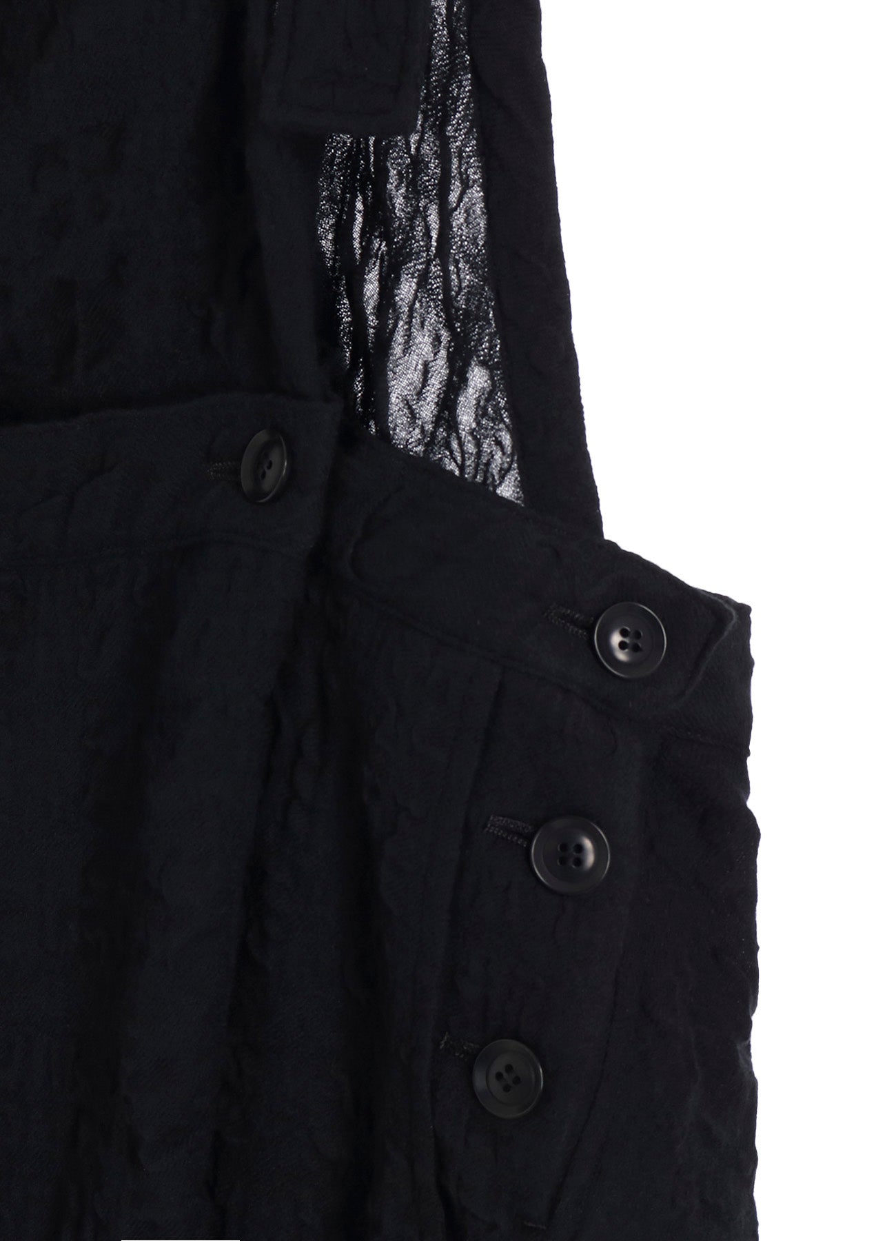 MILLED COTTON WOOL PLAID DRESS