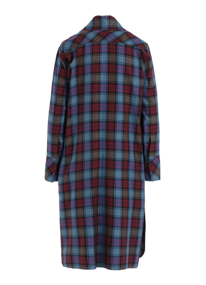 TWILL PLAID DRESS